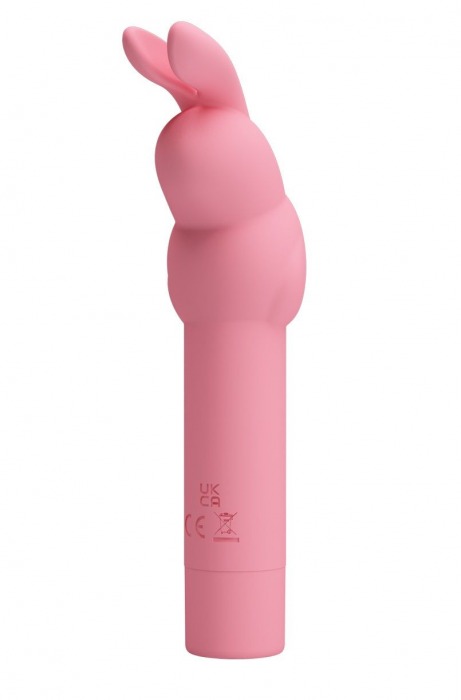 Нежно-розовый вибростимулятор в форме кролика Gerardo - Baile