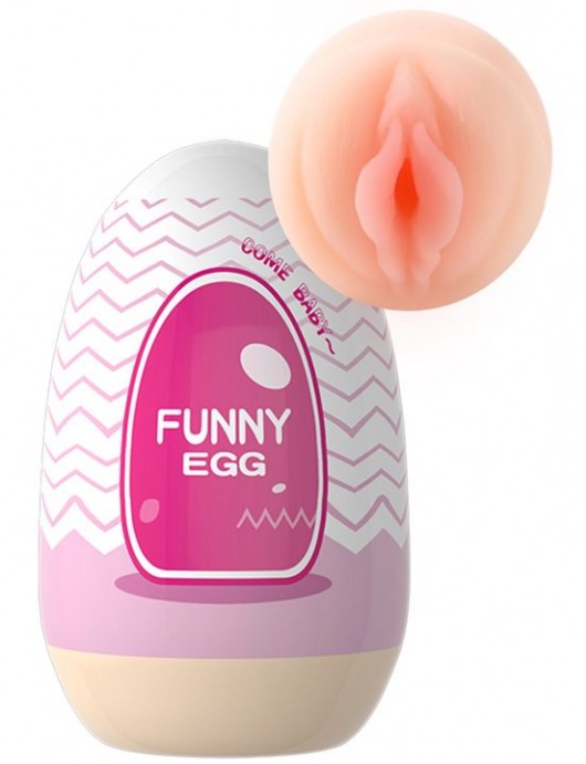 Мастурбатор-яйцо Funny Egg с входом-вагиной - Eroticon - в Москве купить с доставкой