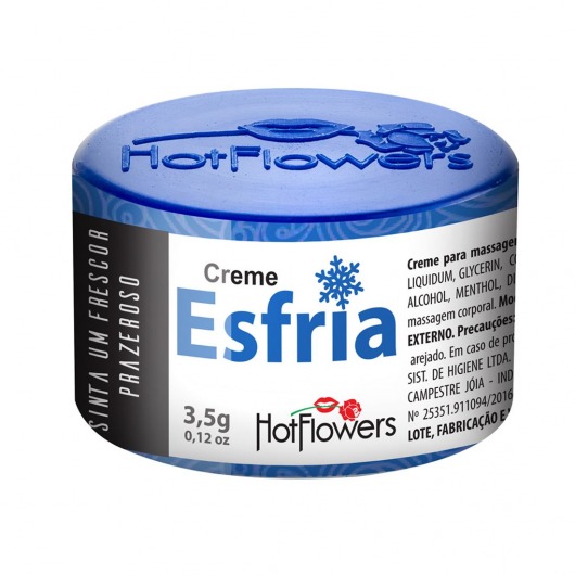 Возбуждающий крем Esfria с охлаждающим эффектом - 3,5 гр. - HotFlowers - купить с доставкой в Москве
