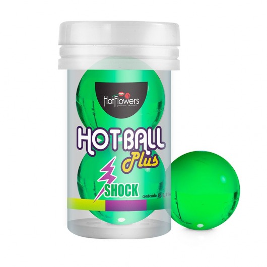 Лубрикант на силиконовой основе Hot Ball Plus с покалывающим эффектом (2 шарика по 3 гр.) - HotFlowers - купить с доставкой в Москве