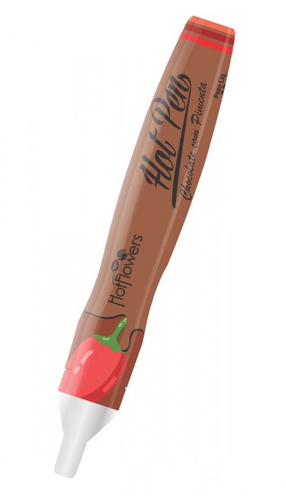 Ручка для рисования на теле Hot Pen со вкусом шоколада и острого перца - HotFlowers - купить с доставкой в Москве