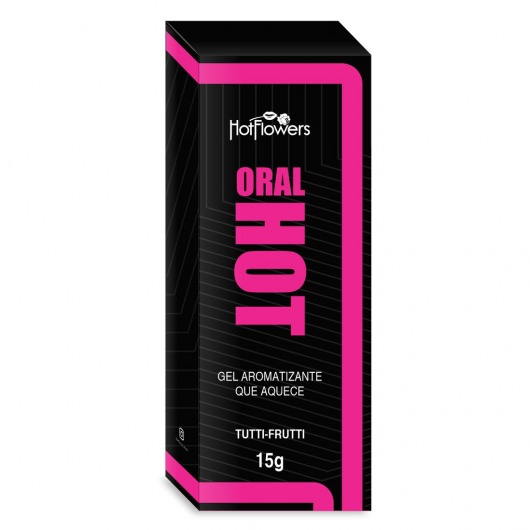 Гель для оральных ласк Oral Hot с согревающим эффектом - 15 гр. - HotFlowers - купить с доставкой в Москве