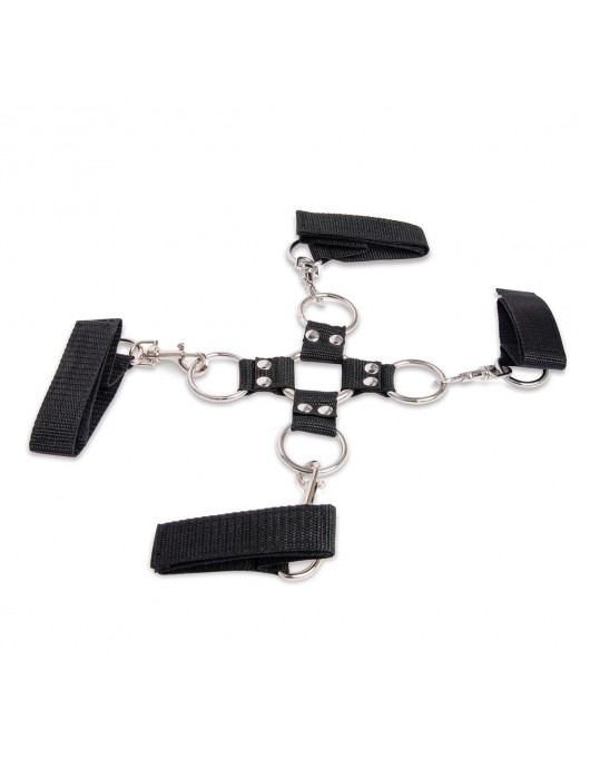 Набор для фиксации из 7 предметов Hogtie   Ball Gag Kit - Lux Fetish - купить с доставкой в Москве