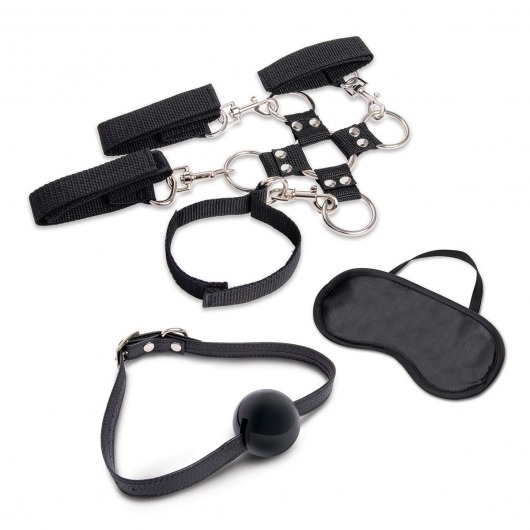 Набор для фиксации из 7 предметов Hogtie   Ball Gag Kit - Lux Fetish - купить с доставкой в Москве