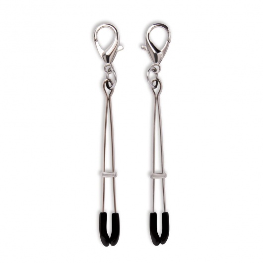 Большой эротический набор из 12 предметов Interchangeable Collar   Nipple Clips Set - Lux Fetish - купить с доставкой в Москве