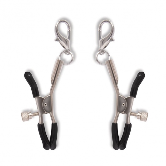 Большой эротический набор из 12 предметов Interchangeable Collar   Nipple Clips Set - Lux Fetish - купить с доставкой в Москве