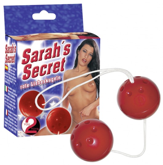 Красные вагинальные шарики Sarahs Secret - Orion