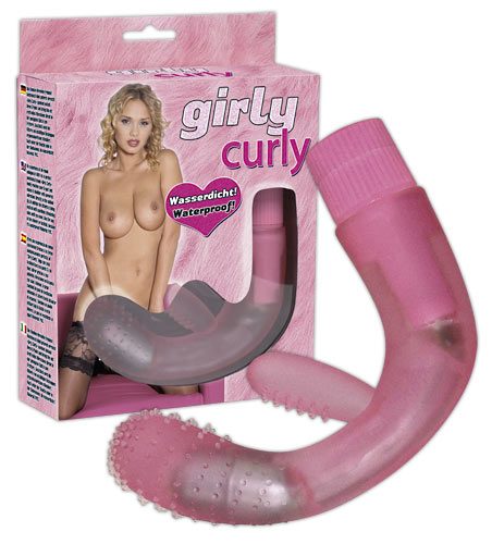 Вибратор для точки G Girly Curly - 17 см. - Orion