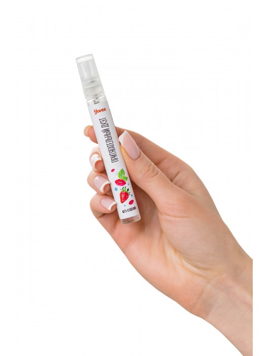 Охлаждающе-возбуждающий оральный спрей «Притягательный дуэт» со вкусом мяты и клубнки - 10 мл. - ToyFa - купить с доставкой в Москве