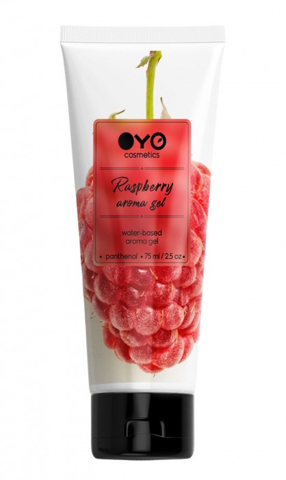 Лубрикант на водной основе OYO Aroma Gel Raspberry с ароматом малины - 75 мл. - OYO - купить с доставкой в Москве