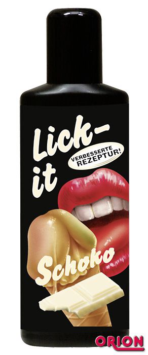 Съедобная смазка Lick It со вкусом белого шоколада - 100 мл. - Orion - купить с доставкой в Москве