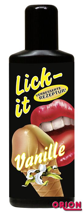 Съедобная смазка Lick It с ароматом ванили - 100 мл. - Orion - купить с доставкой в Москве