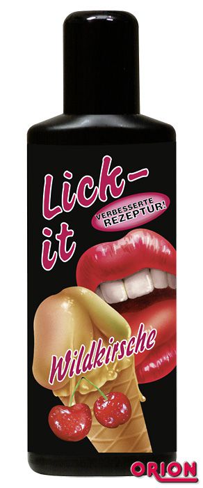 Съедобная смазка Lick It со вкусом вишни - 50 мл. - Orion - купить с доставкой в Москве