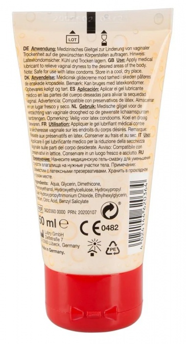 Вагинально-анальная смазка на водной основе Flutschi Original - 50 мл. - Orion - купить с доставкой в Москве