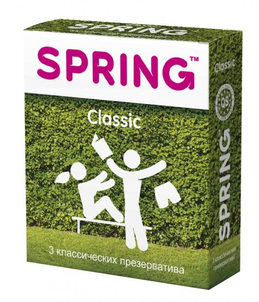 Классические презервативы SPRING CLASSIC - 3 шт. - SPRING - купить с доставкой в Москве