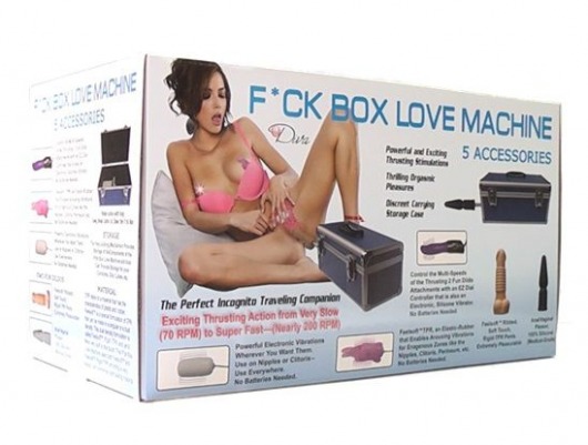 Секс-машина Fuck Box с дополнительными аксессуарами - MyWorld - DIVA - купить с доставкой в Москве