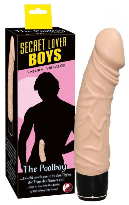Вибратор-реалистик Secret Lover Boys - 21 см. - Orion