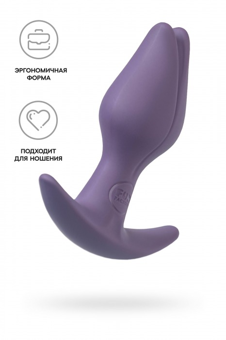 Фиоелетовый анальный стимулятор Bootie Fem - 8,5 см. - Fun Factory