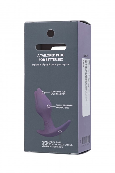 Фиоелетовый анальный стимулятор Bootie Fem - 8,5 см. - Fun Factory