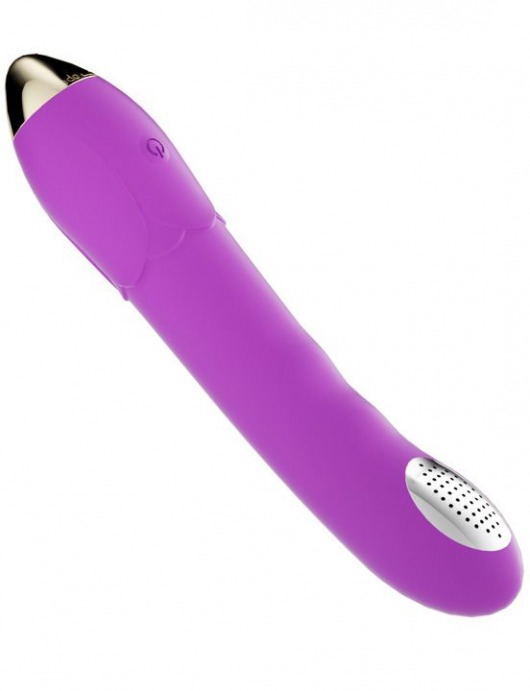 Фиолетовая насадка для мастурбации в душе Dush - Eroticon - купить с доставкой в Москве