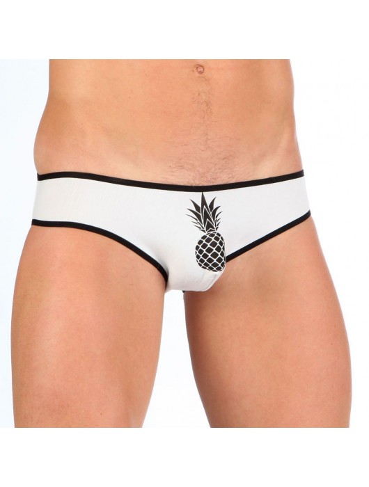 Мужские мини-слипы с черной окантовкой Pineapple - Boefje купить с доставкой