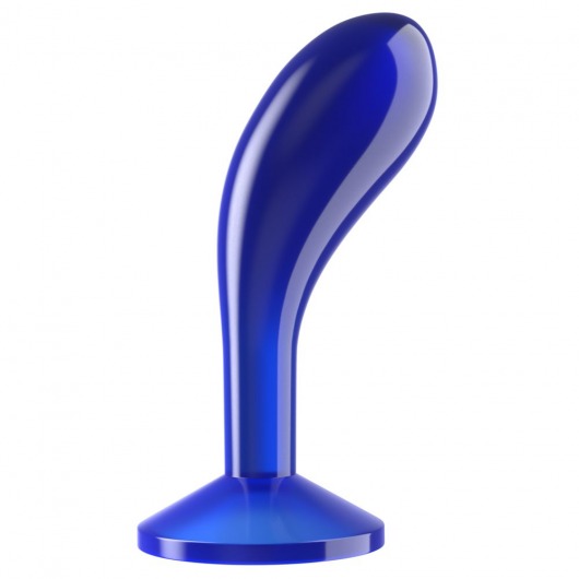 Синяя анальная втулка Flawless Clear Prostate Plug 6.0 - 15 см. - Lovetoy - в Москве купить с доставкой