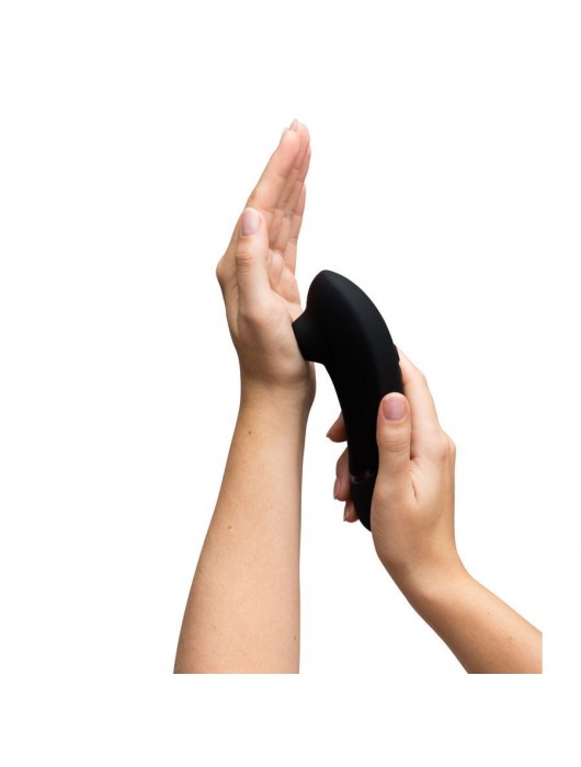 Черный бесконтактный клиторальный стимулятор Womanizer Next - Womanizer