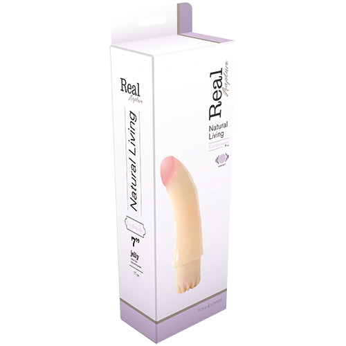 Телесный вибратор REALISTIC VIBRATOR REAL RAPTURE EARTHQUAKE - 17 см. - Toyz4lovers