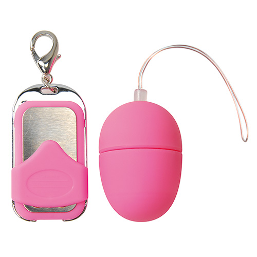 Розовое виброяйцо с пультом ДУ VIBRATING EGG PLEASURE SHIVER SMALL - Toyz4lovers