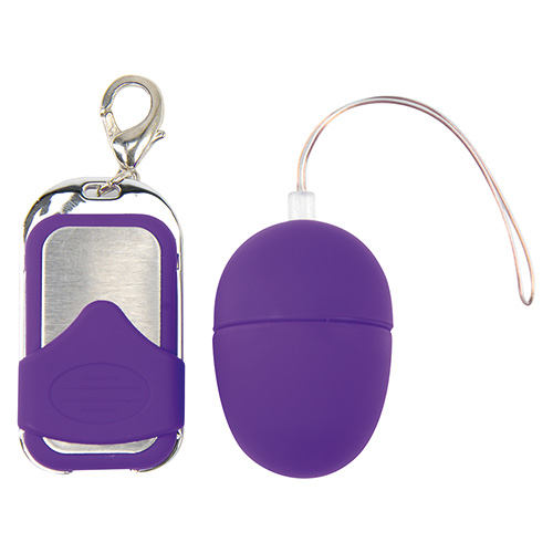 Фиолетовое виброяйцо с пультом ДУ VIBRATING EGG PLEASURE SHIVER SMALL - Toyz4lovers