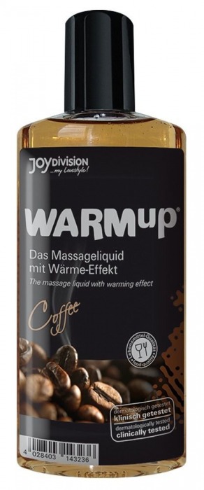 Разогревающее масло WARMup Coffee - 150 мл. - Joy Division - купить с доставкой в Москве