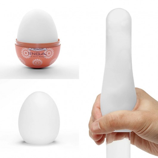 Мастурбатор-яйцо Tenga Egg Gear - Tenga - в Москве купить с доставкой