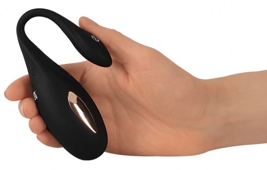 Черное виброяйцо RC Vibrating E-Stim Love Ball с электростимуляцией - Orion - купить с доставкой в Москве