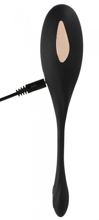Черное виброяйцо RC Vibrating E-Stim Love Ball с электростимуляцией - Orion - купить с доставкой в Москве