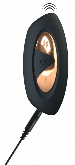 Черное виброяйцо RC Vibrating E-Stim Love Ball с электростимуляцией - Orion - купить с доставкой в Москве