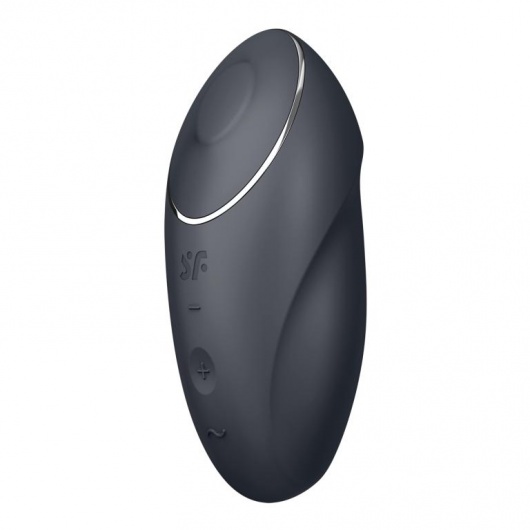 Серый вибростимулятор Tap   Climax 1 - Satisfyer