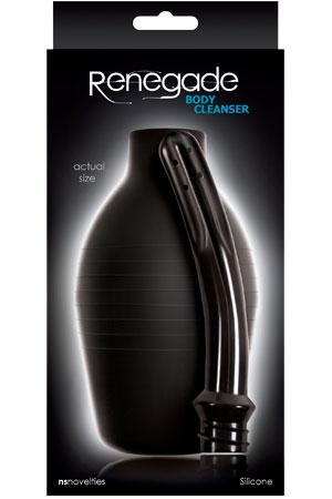 Черный анальный душ Renegade Body Cleanser - NS Novelties - купить с доставкой в Москве