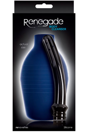Синий анальный душ Renegade Body Cleanser - NS Novelties - купить с доставкой в Москве