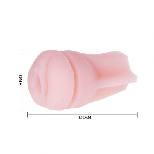 Мастурбатор-вагина с вибрацией в тубе на присоске - Baile - в Москве купить с доставкой