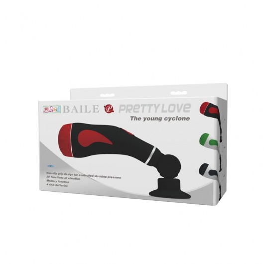 Мастурбатор-вагина с вибрацией в тубе на присоске - Baile - в Москве купить с доставкой