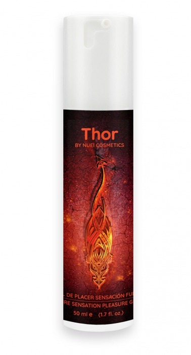 Возбуждающий унисекс гель Thor Fire Gel - 50 мл. - Nuei cosmetics - купить с доставкой в Москве