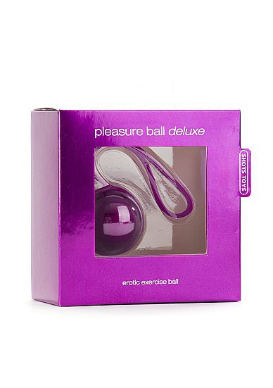 Фиолетовый вагинальный шарик Pleasure Ball Deluxe - Shots Media BV