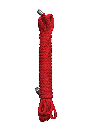Красная веревка для бандажа Kinbaku - 10 м. - Shots Media BV - купить с доставкой в Москве
