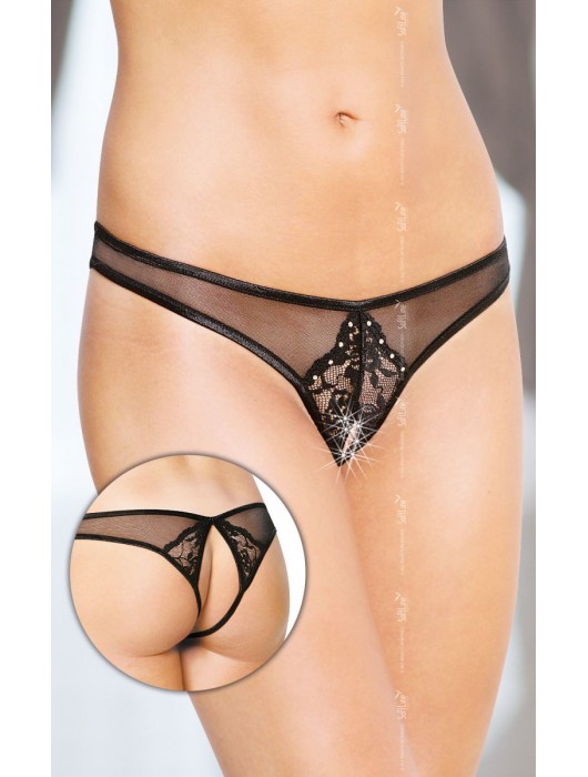 Оригинальные трусики с доступом и полуоткрытой попкой - SoftLine купить с доставкой