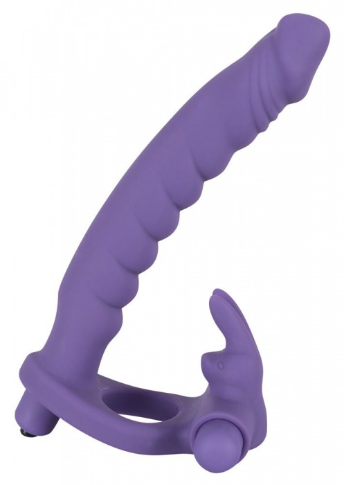 Фиолетовая насадка на пенис для анальной стимуляции партнёрши - Orion - в Москве купить с доставкой
