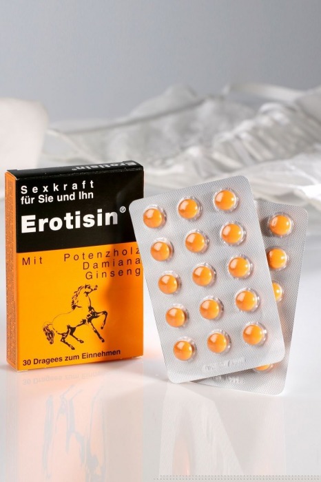 Средство для повышения сексуальной энергии Erotisin - 30 драже (430 мг.) - Milan Arzneimittel GmbH - купить с доставкой в Москве