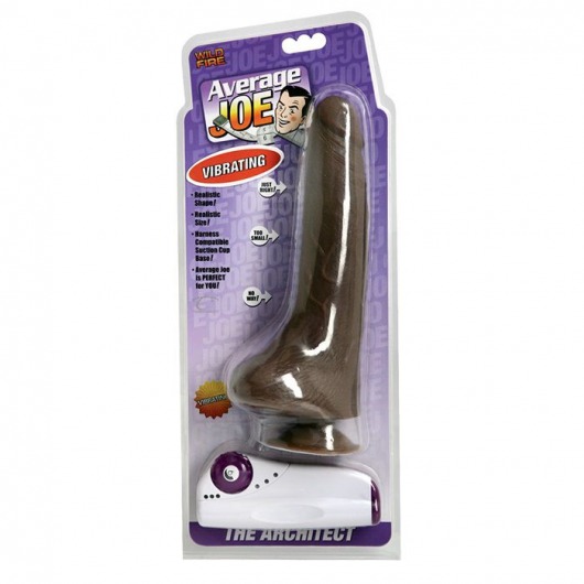 Вибратор-мулат  Average Joe The Doctor Marcus Vibrating - 17 см. - Topco Sales
