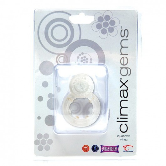 Эрекционное кольцо с вибрацией Climax Gems Quartz Ring - Topco Sales - в Москве купить с доставкой