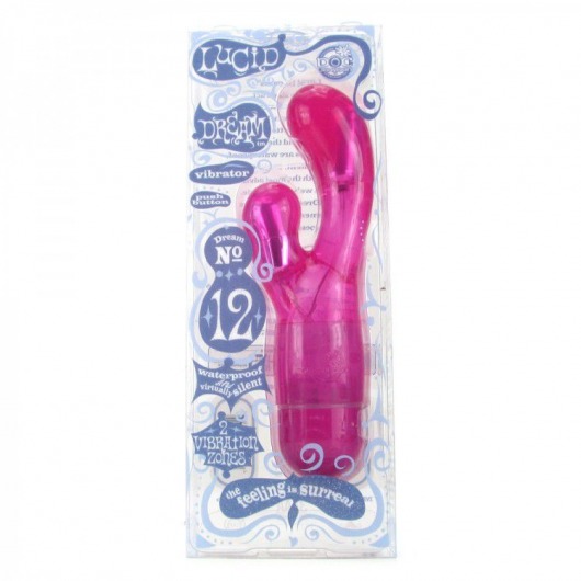 Розовый вибромассажер Lucid Dream Magenta - 17,7 см. - Doc Johnson