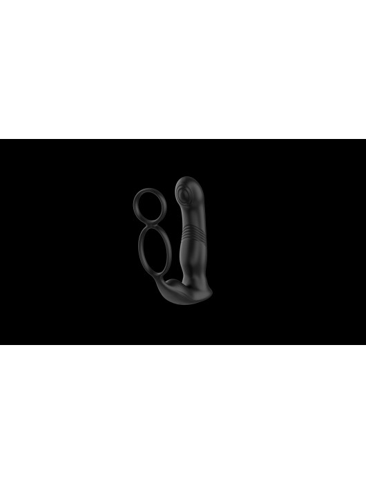 Черный вибромассажер простаты с эффектом фингеринга - 16 см. - Secwell - в Москве купить с доставкой